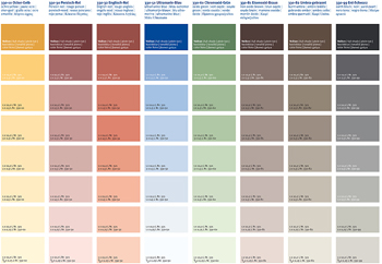 24 Wandfarben Innen Farbpalette 24 Wandfarben Innen Farbpalette