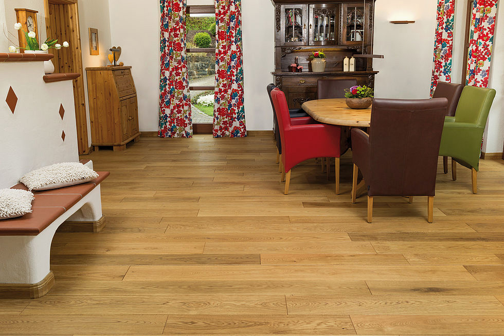 natur Holzdielen, Fertigparkett, Kork und Linoleum