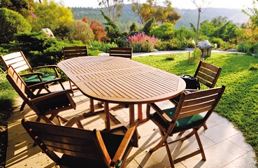 terrassenmöbel natürliche Behandlung