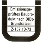Ü-Zeichen. dibt emissionsgeprüftes Bauprodukt. Leinos Naturöle
